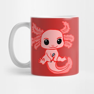 Spoonie Axolotl (Red) Mug